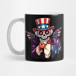 Sugar Skull Uncle Sam - Second Amendment Mug